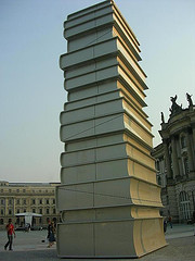 one huge stack of books