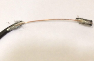 Cable chewed through by squirrels